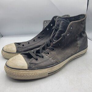Converse x John Varvatos Hi Staples Beluga Turtledove Mens 12 Leather Sneakers